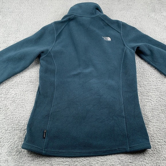 North Face Jacket Womens Medium Blue Full Zip Fleece FlashDry Outdoor Hiking - Picture 8 of 13